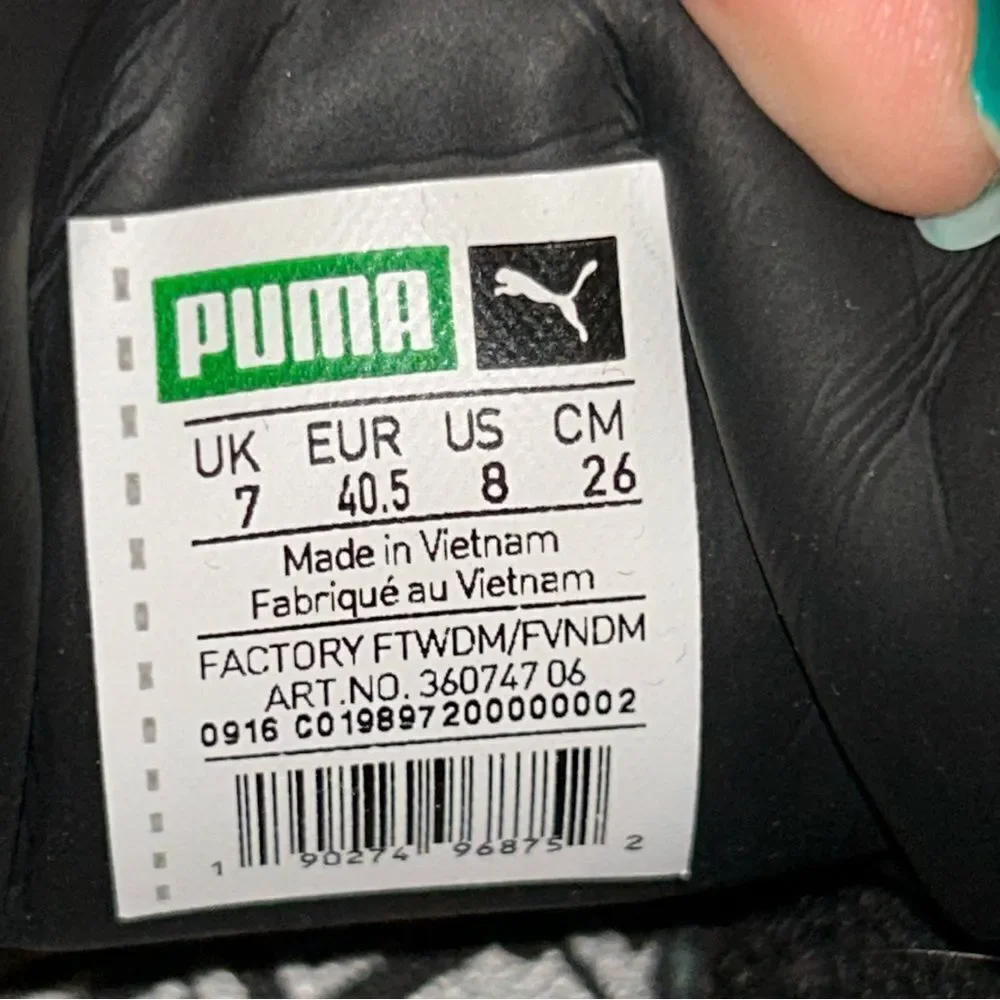 Puma Suede Lace Up Gum Sneaker Shoes
